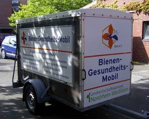 Das Bienengesundheitsmobil